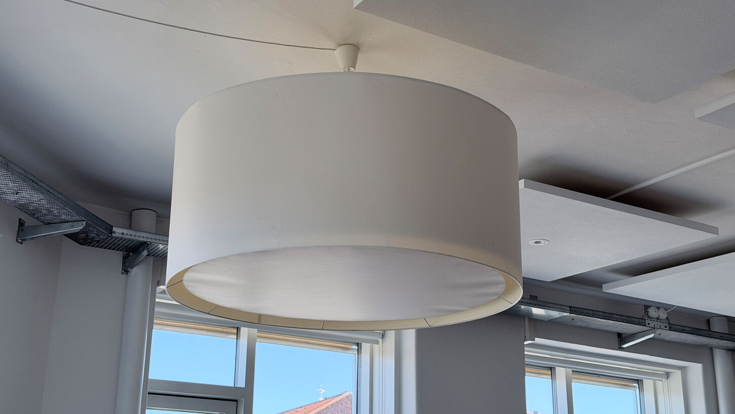 Kæmpe stofpendel med diffuser Ø 110 cm