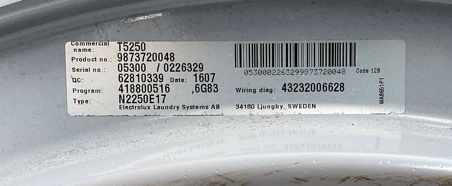 Brugt Industri Electrolux tørretumbler