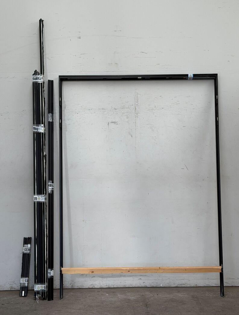 Skandi-Bo glasdør med 2 sidepartier 309x249 cm