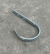 Rendejern i zink - 290 mm - kort