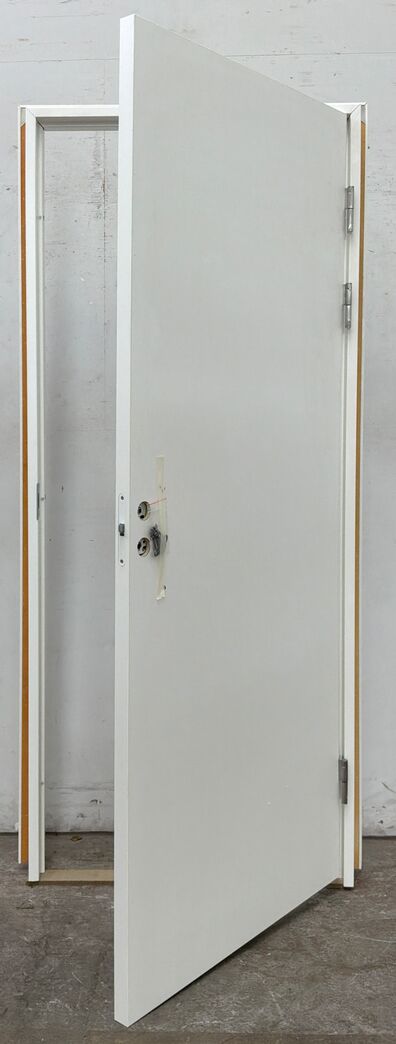 Vådrumsdør med aluminiumskarm M9 hh.