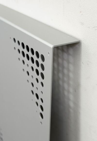 Aluminiumsplade med hulmønster 1200x1195 mm