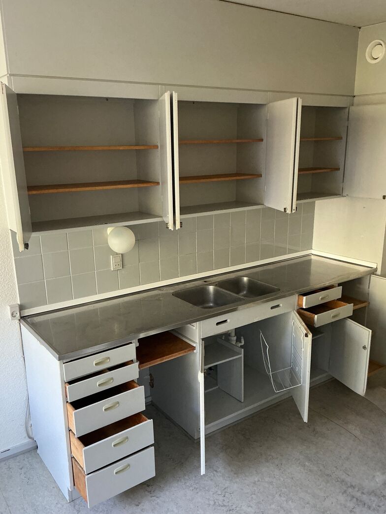 Komplet 60'er køkken, malet