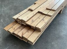 Brugte gulvbrædder i fyr, 20m2, 11,3 cm