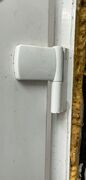 Facadedør i plast med 3 ruder hh - 210,5 cm