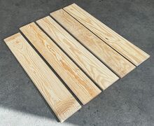 Gulvplanke i Pitch Pine - 18 cm bredde