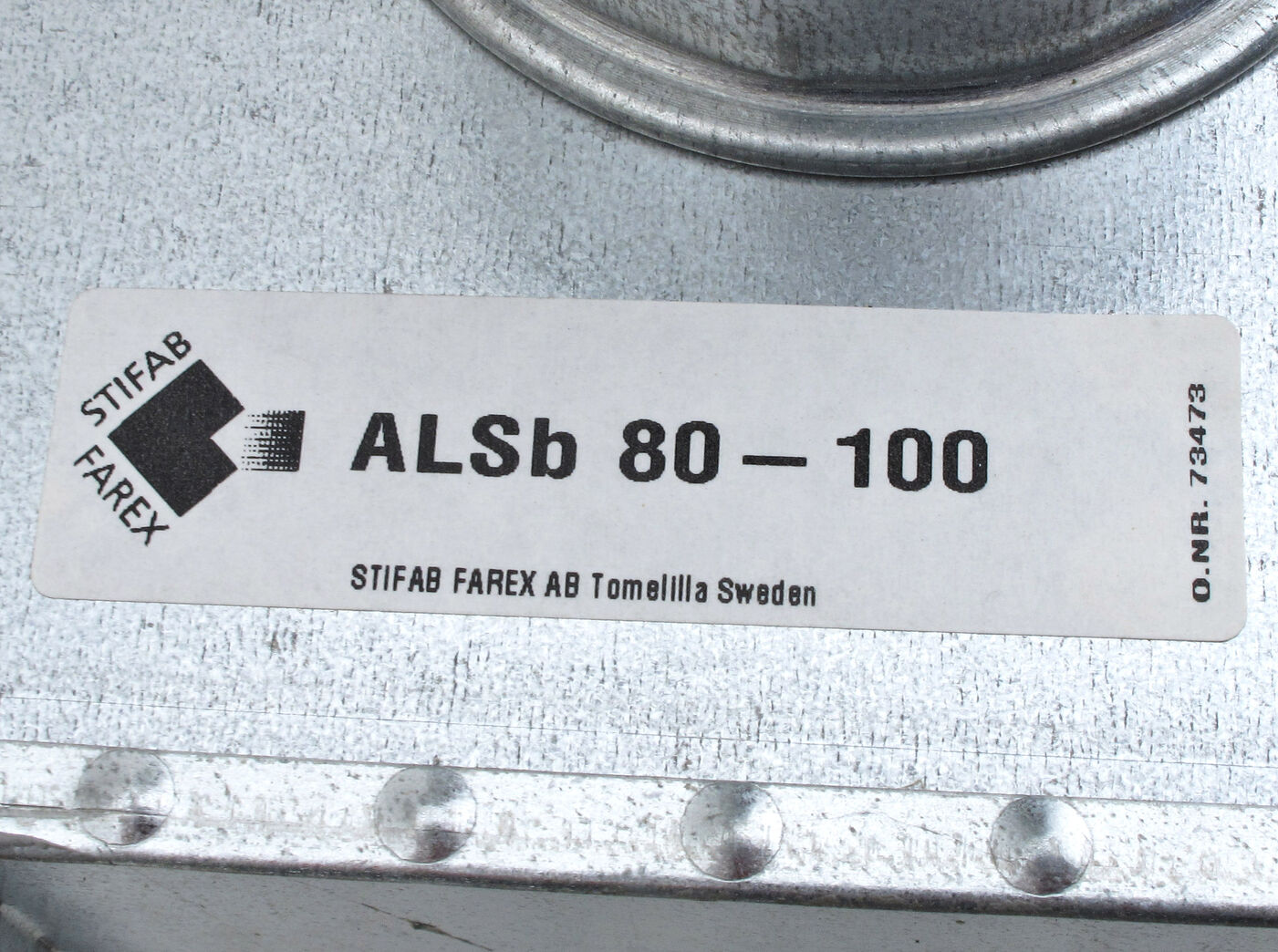 Studs for udsugning 80mm