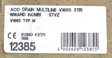 ACO Drain endestykke; V100S