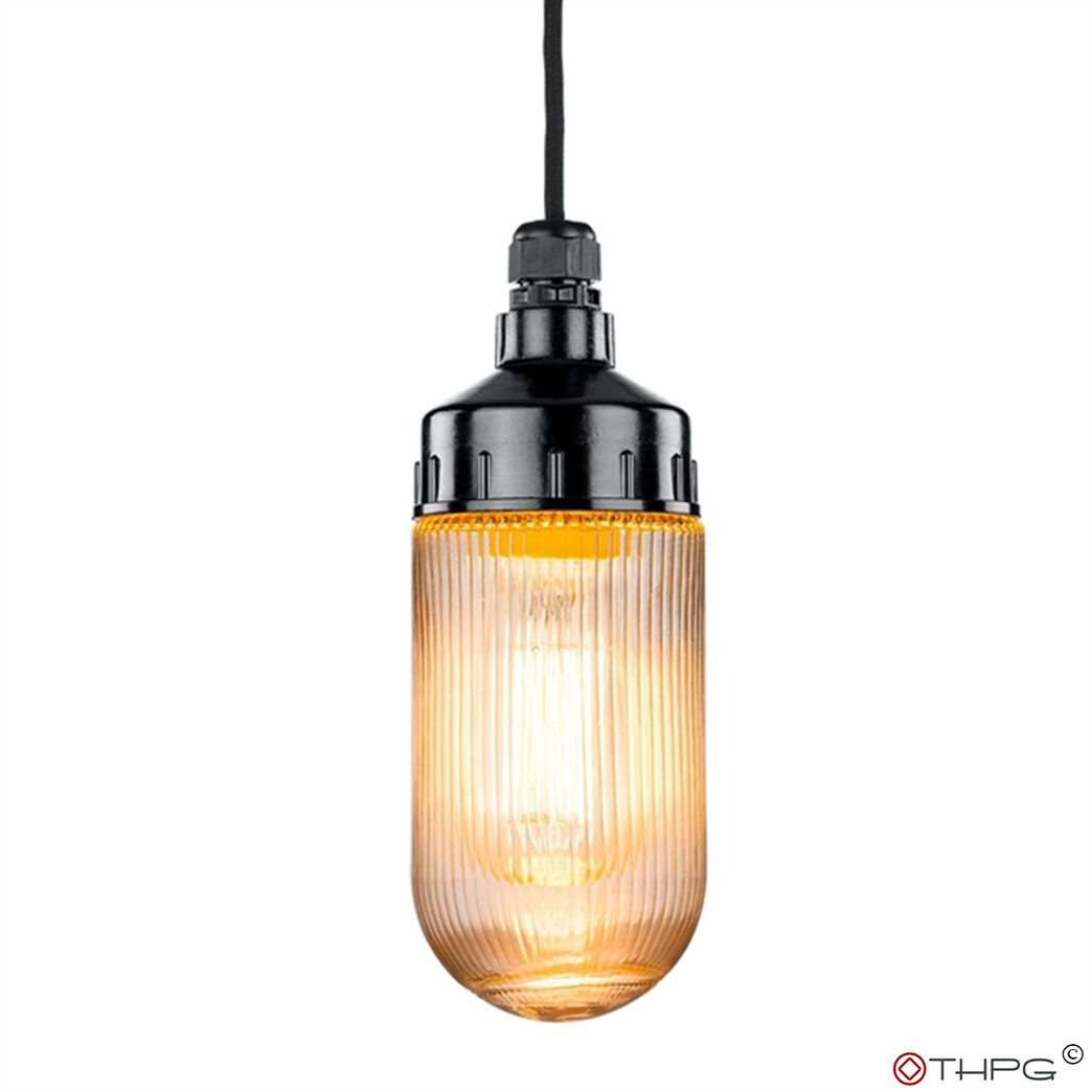 Loft pendel med glasskærm