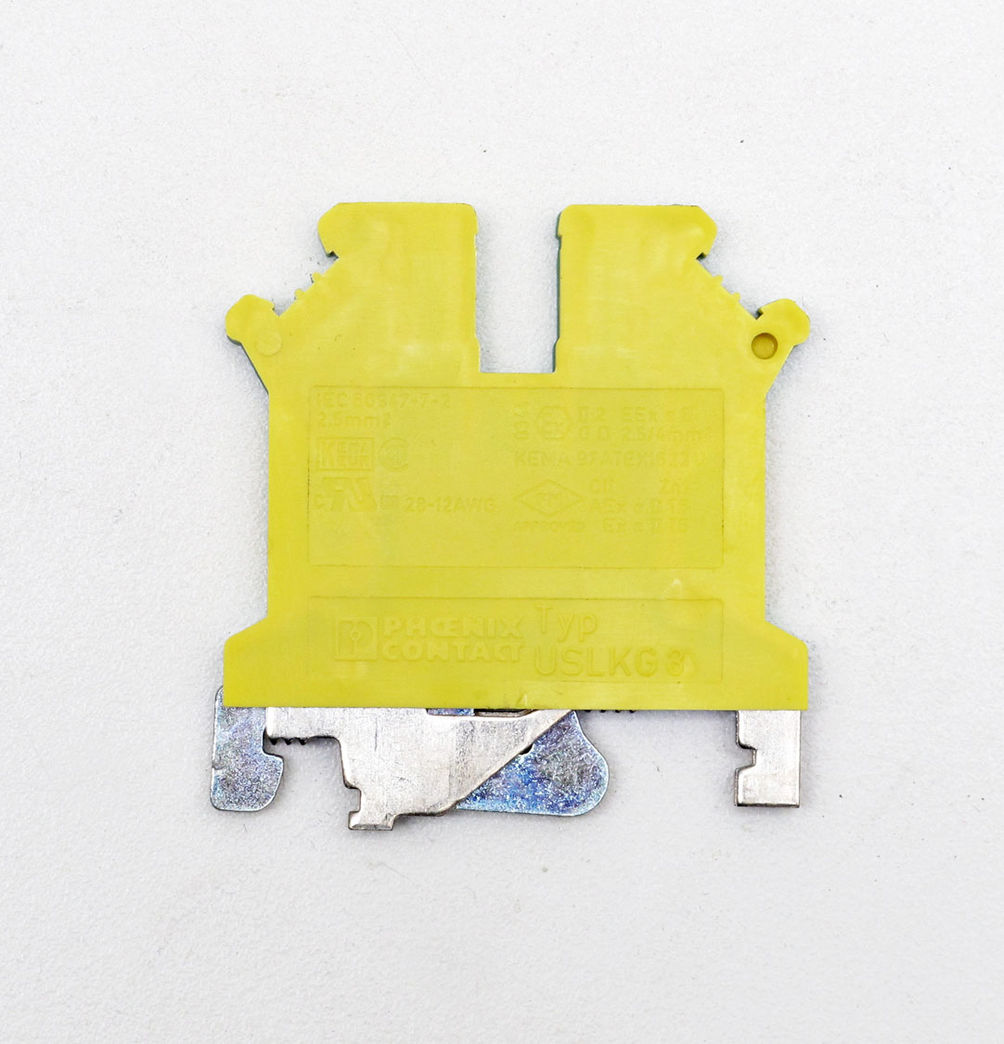 PHÆNIX Rækkeklemme 0,2 - 4 mm², jord