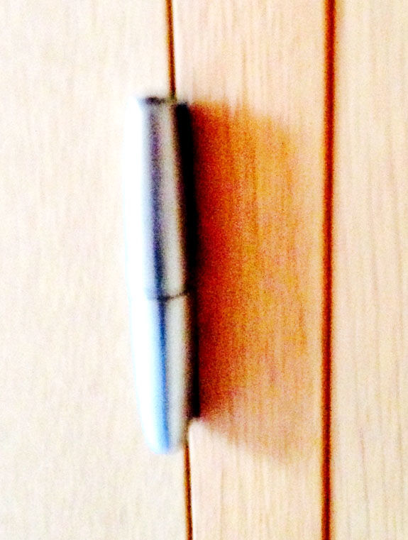 Rustfrit hængsel - højrehængt