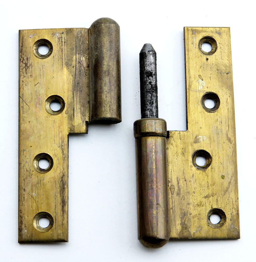 Hængsel - messing - venstrehængt