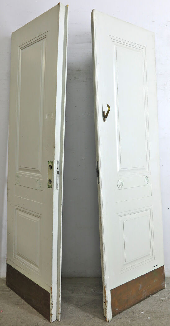 Dobbelt fyldningsdør uden karm