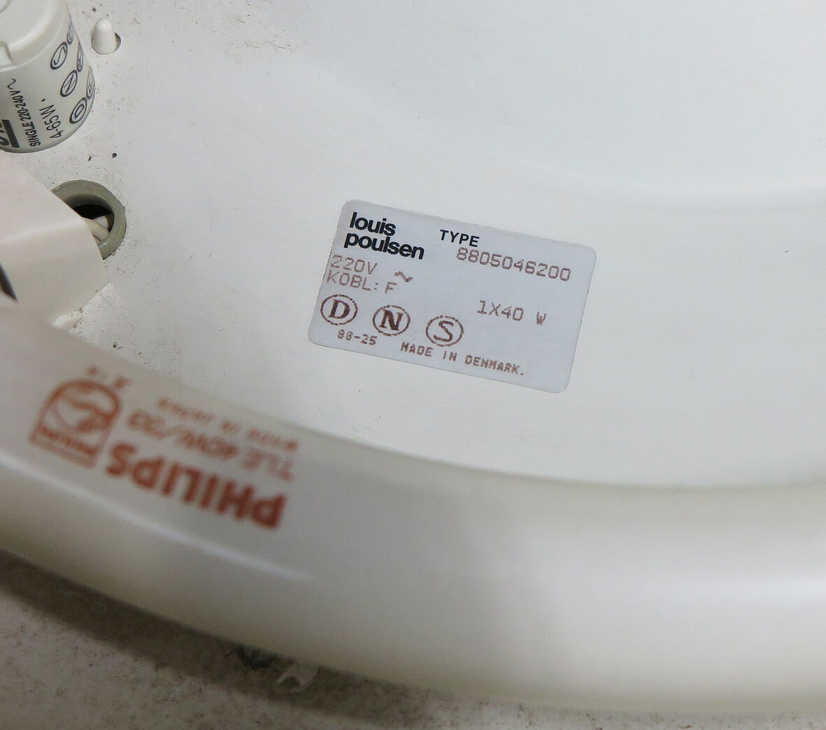 Munkegaardslampe Ø 58 cm m/plexiskærm