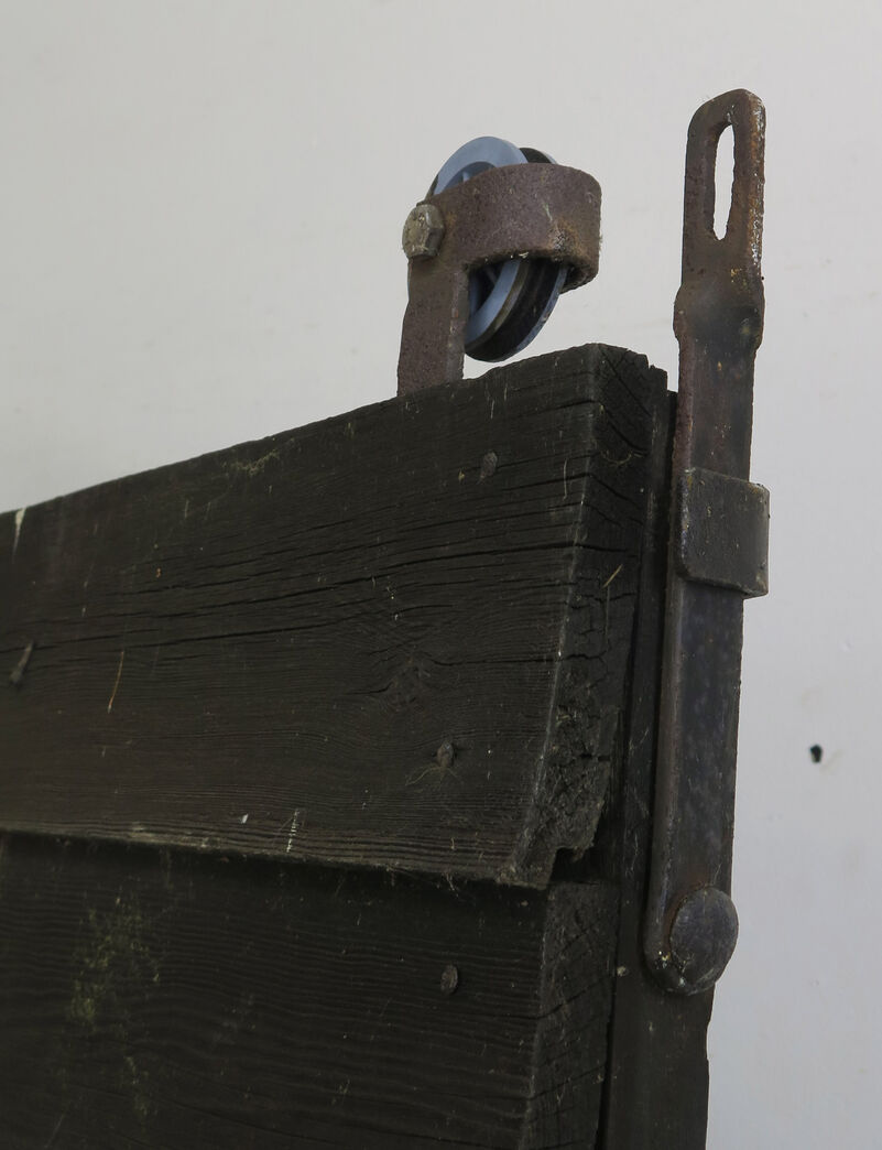 Skydeport uden skinne Skydeport uden skinne