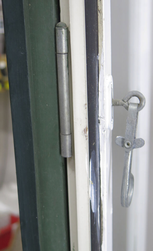 Tofagsvindue med koblede rammer