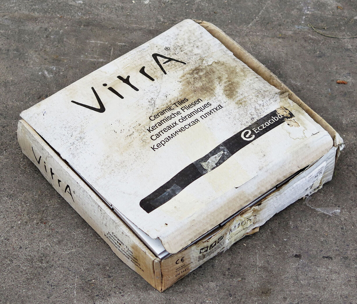 Vitra hvide fliser på net - 1 m2