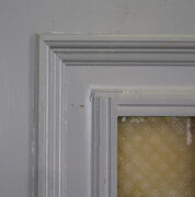 Fyldningsdør med glas - uden karm