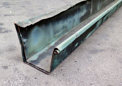 Kobber tagrende - 3 meter