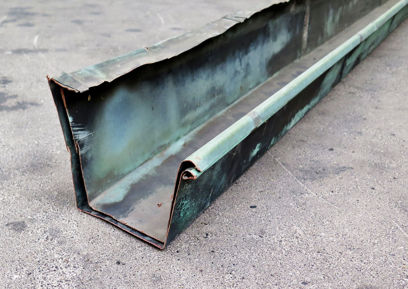 Kobber tagrende - 3 meter