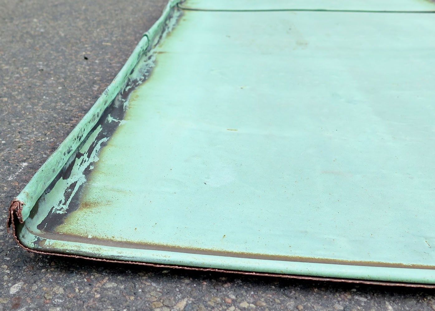 Irret kobberplade 220 - 260 cm