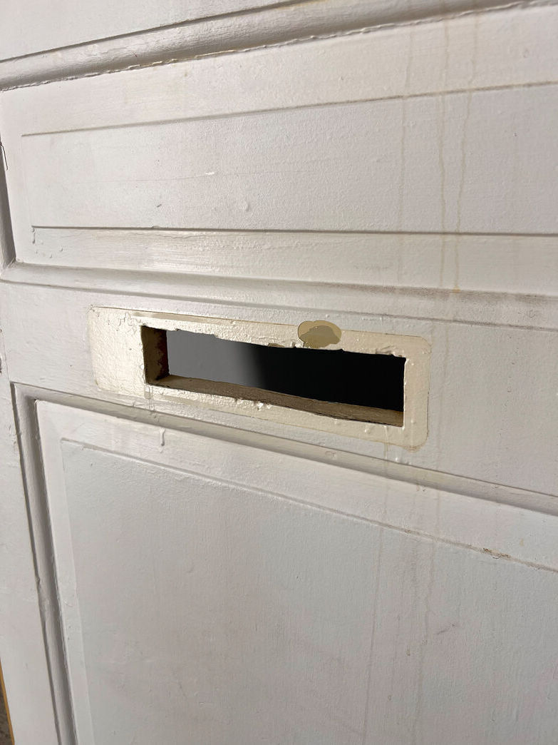 Opgangsdør med glas og karm