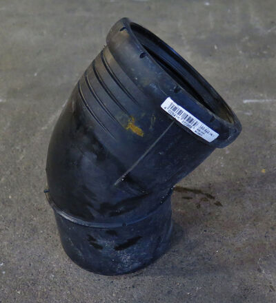 SILENT PRO BØJNING 110MM-30° M/MUFFE 393.521.14.1