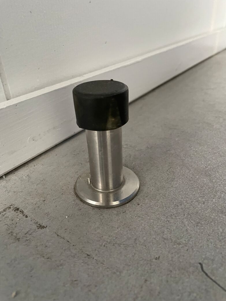 Dørstopper matbørstet