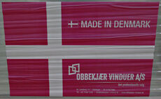 Terrassedør med koblet ramme - 256,8 cm