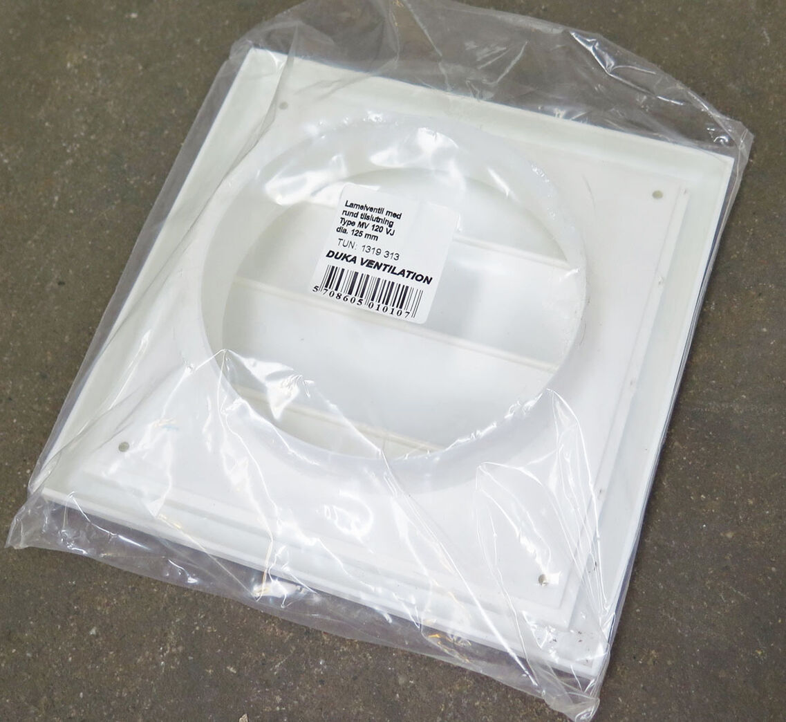 Lamelventil 180x180 mm