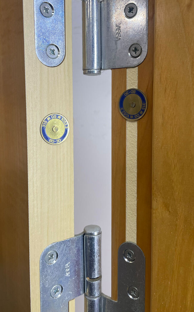 BD30 branddør med karm M10