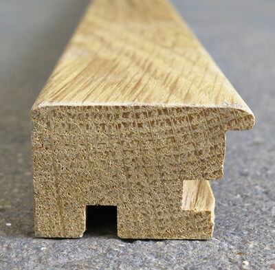 Junckers dobbelt trappeforkant - Eg lak