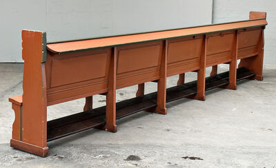 Kirkebænk - Længde 486 cm