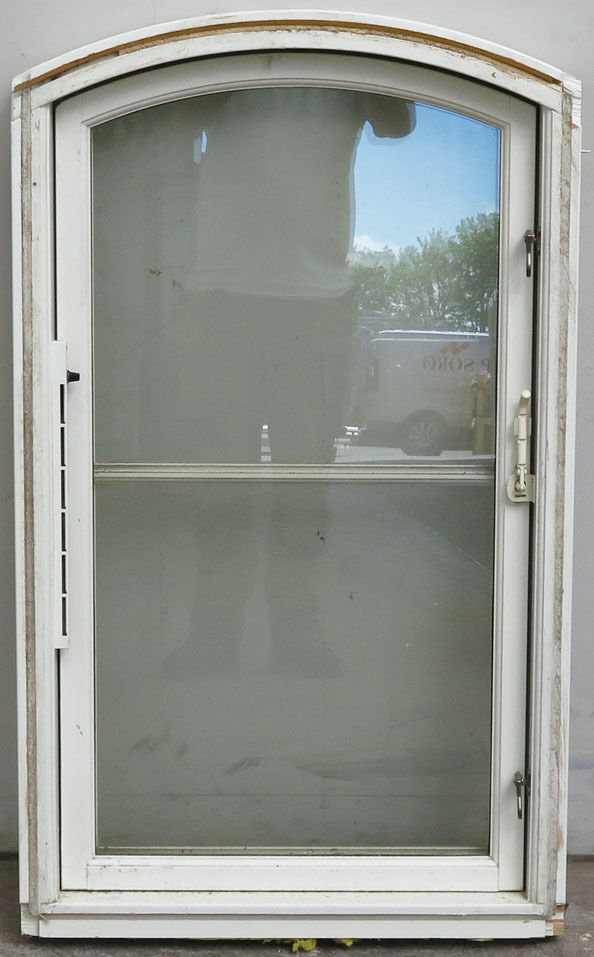 Sprossevindue med koblet ramme