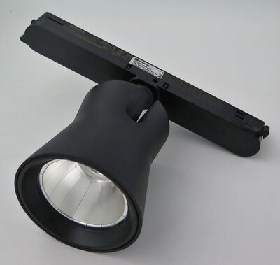 Glamox spotlampe til skinne - Sort