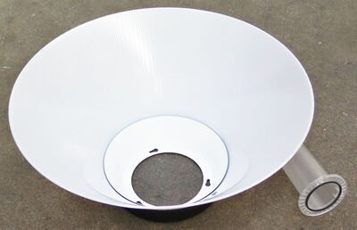 Glamox reflektor skærm - Hvid