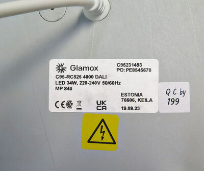 Glamox indbygget lys armatur Glamox indbygget lys armatur