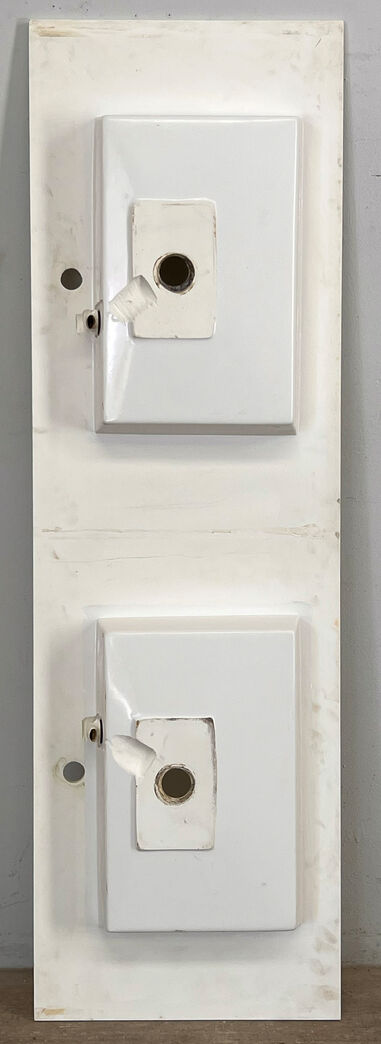 Corianplade med to vaske