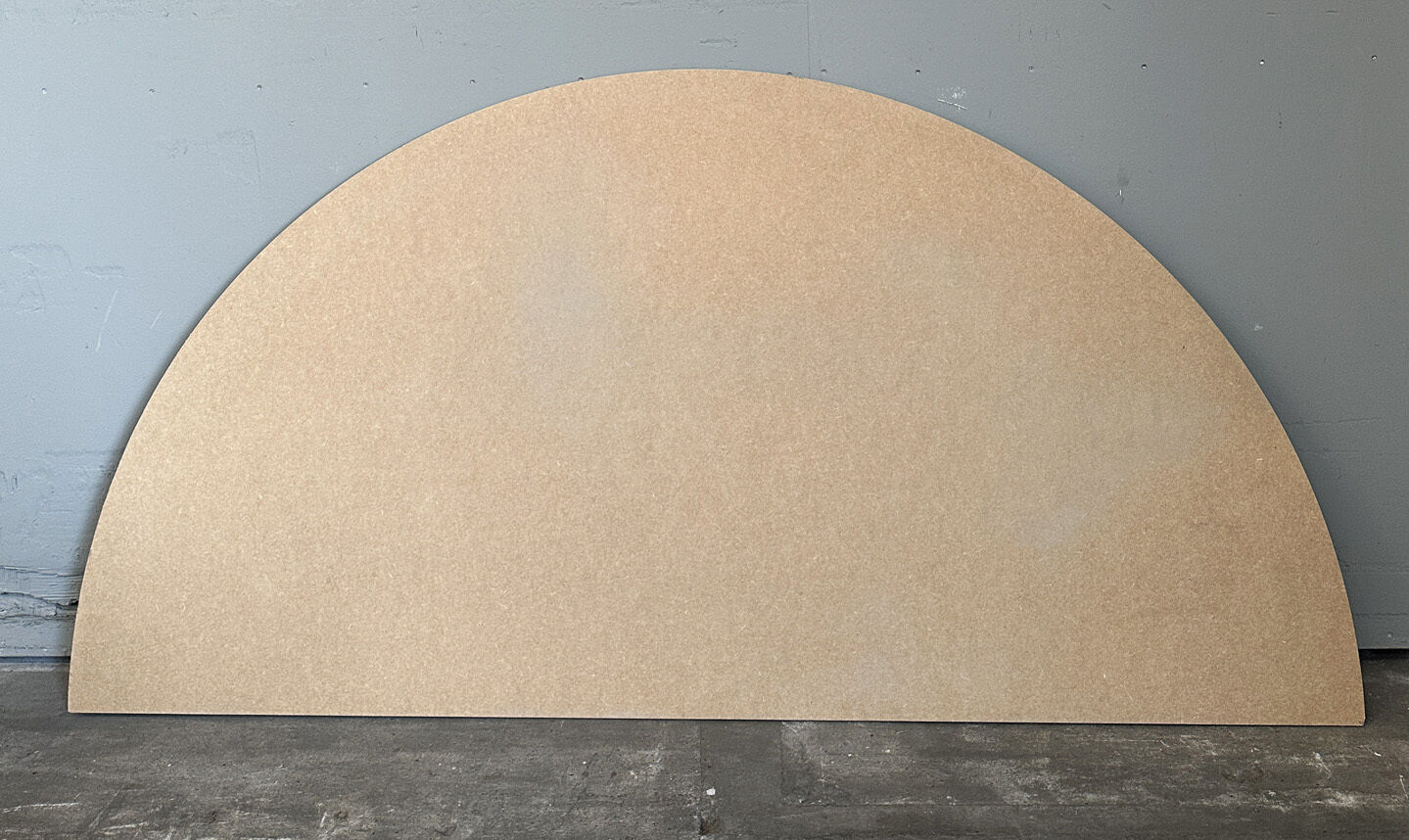 Halvrunde MDF plader