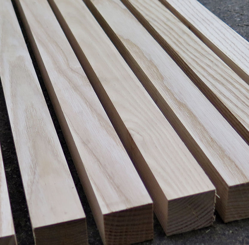 Asketræsstave 32x32x435mm