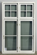 Termovindue med sprosser og tre lags glas