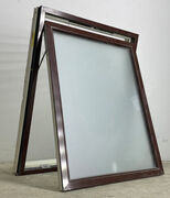 Termovindue med matteret glas