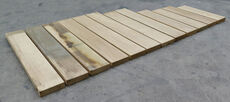 Egetræs terrassebrædder - 45x160mm 12 stk
