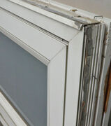 Termovindue med satineret glas - 107 cm