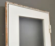 Badeværelsesdør med glas 68 cm