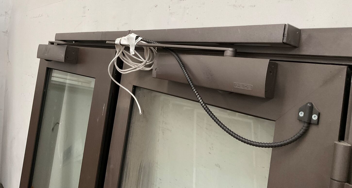 Butiksdør i aluminium