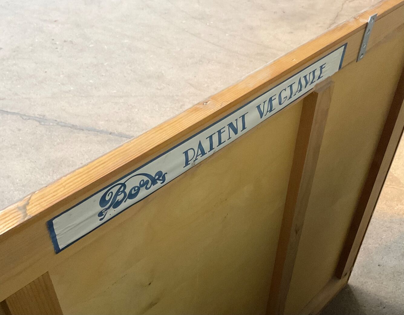 Gammel skoletavle 400x100 cm