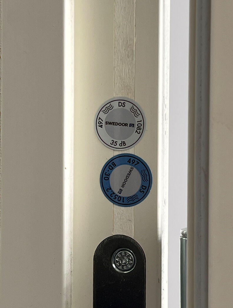 BD30 dB35 Brand/lyddør med karm M9 BD30 dB35 Brand/lyddør med karm M9