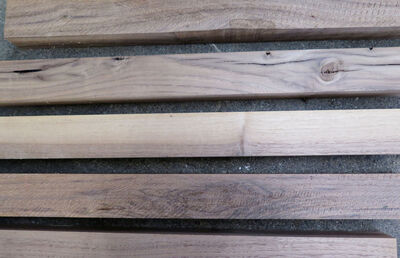 Valnødstræsstave ca 34x48x510mm