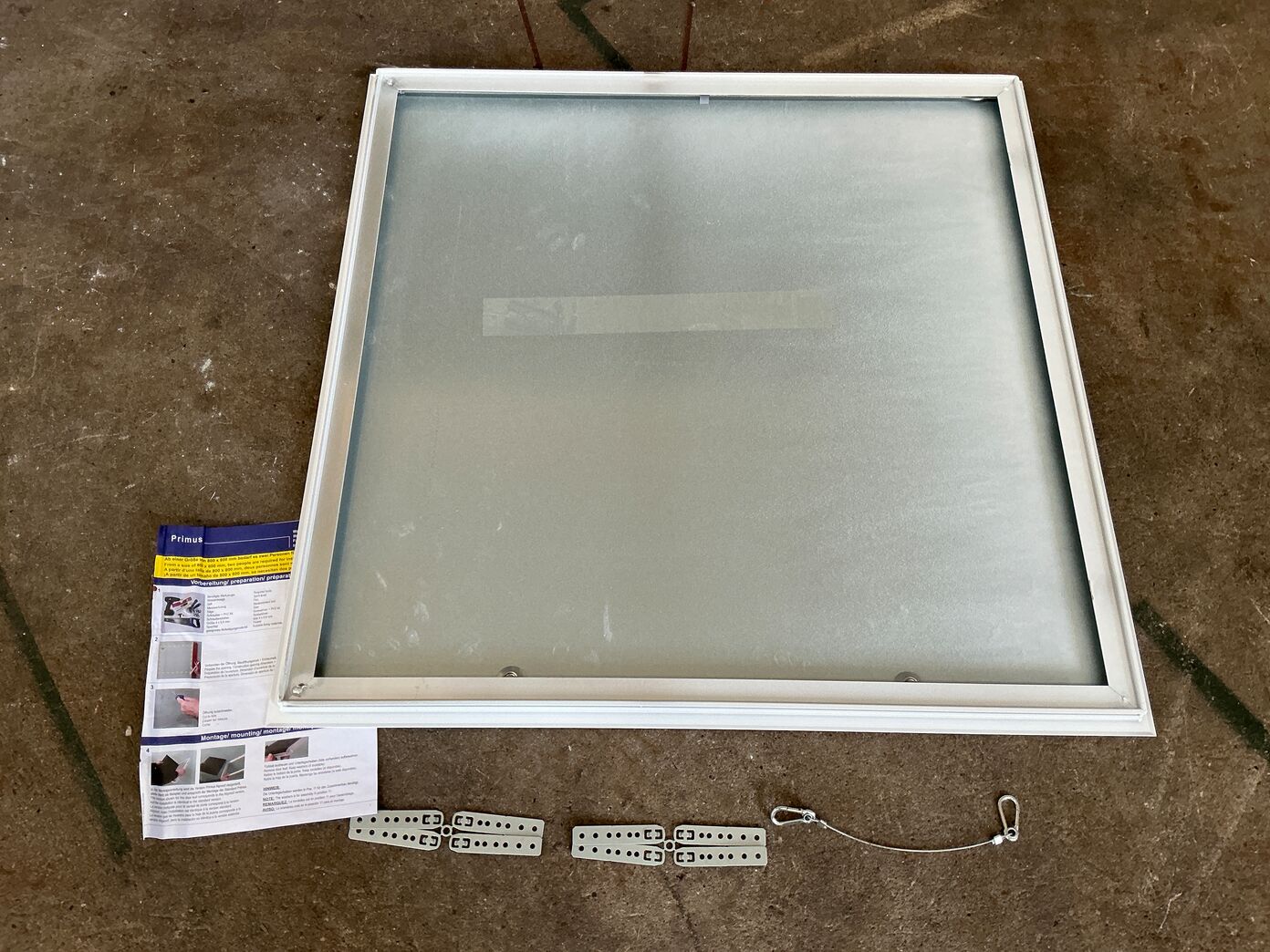 Primus inspektionslem 80x80 cm.